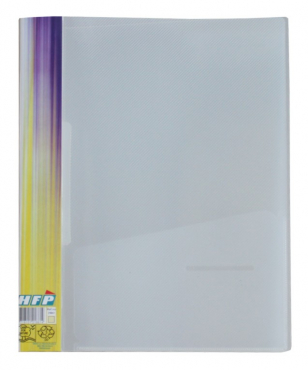 Image EXXO by HFP Ringbuch / Ringmappe / Ringordner, A4, aus PP, mit Stegtasche und Innentasche, mit 2er D-Ring-Mechanik, Farbe: transparent – 1 Stück