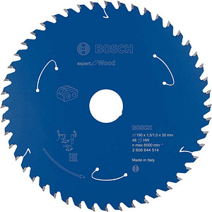 Image BOSCH Expert for Wood Kreissägeblatt 190,0 mm, 48 Zähne