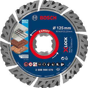 Image BOSCH Diamant-Trennscheibe EXPERT MultiMaterial X-LOCK