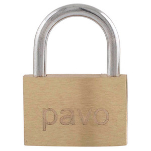 Image pavo Vorhängeschloss gold