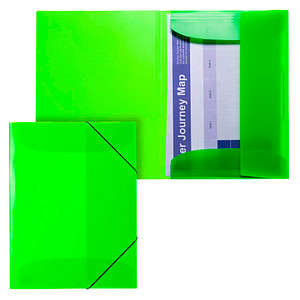 Image HERMA Eckspannermappe, aus PP, DIN A3, neon-grün
