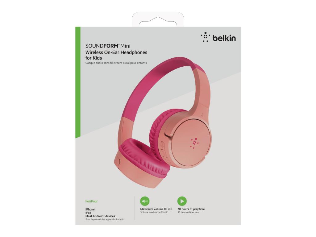 Image BELKIN SoundForm kabelgeb.On-Ear Kopfhörer f.Kinder,pk.AUD010hqPK