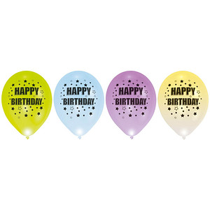Image 4 amscan® Luftballons LED Happy Birthday bunt