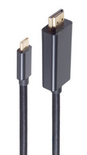 Image S-CONN shiverpeaks BASIC-S Adapterkabel, 1,0 mm Anschlüsse: HDMI A-Stecker auf 