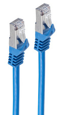 Image SHIVERPEAKS U/FTP - Cat.7 Rohkabel - slim - 10.0m - RJ-45 - RJ-45 - Gold - Cat.