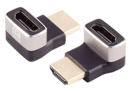 Image shiverpeaks BASIC-S HDMI-A Adapter, 90 Grad Winkel oben