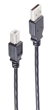 Image shiverpeaks BASIC-S USB 2.0 Kabel, A-Stecker - B-Stecker
