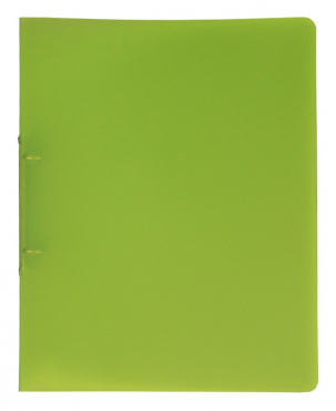 Image EXXO by HFP Ringbuch / Ringmappe / Ringordner, A4, aus PP, mit 2er Rundringmechanik und selbstklebenden Rückenschild, Farbe: transparent limone– 1 Stück