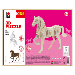 Image Marabu KiDS 3D Puzzle "Pferd", 30 Teile