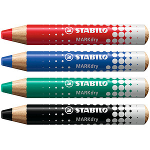 Image STABILO Marker MARKdry, 4er Etui