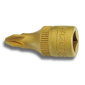 Image HAZET 1/4 PZ (Kreuzschlitz) Steckschlüsseleinsatz
