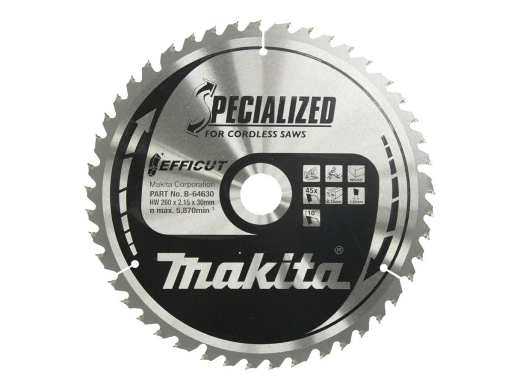 Image MAKITA B-64630 EFFICUT Kreissägeblatt für Holz, Laminat, MDF (B-64630)