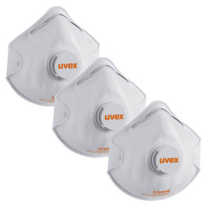 Image 3 uvex Atemschutzmasken silv-Air classic 2210 FFP2 DIN EN 149:2001