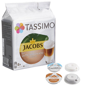 Image TASSIMO JACOBS LATTE MACCHIATO CLASSICO Kaffeediscs 8 Portionen
