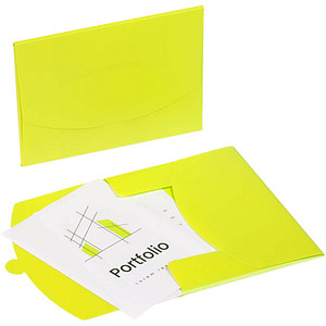 Image PAGNA Dokumententaschen Wallet DIN A4 grün glatt 0,43 mm