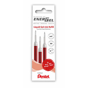Image 3 Pentel EnerGel Gelschreiberminen rot