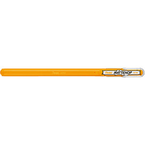 Image Pentel Mattehop Gelschreiber gelb-orange 0,5 mm, Schreibfarbe: gelb, 1 St.