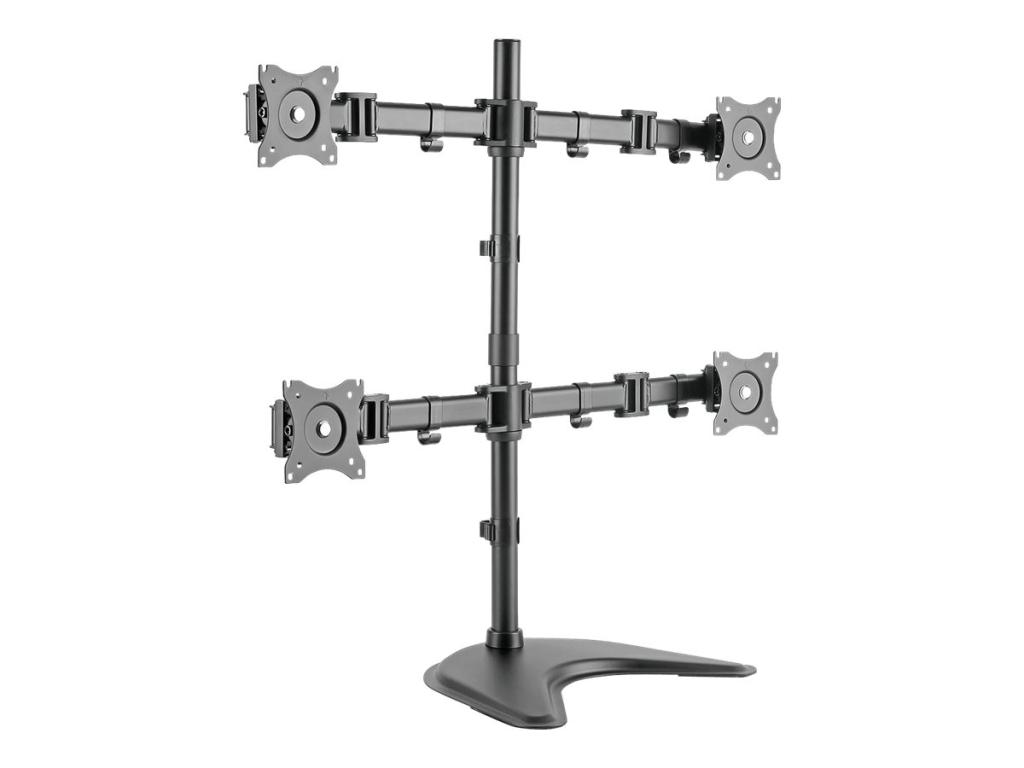 Image DIGITUS Quad Display Tisch Halterung fuer 4 TFT 68,5cm  27Zoll max. 8Kg