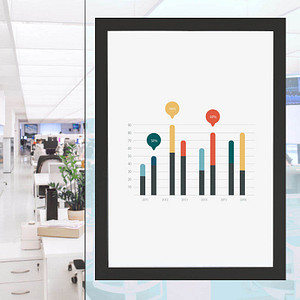 Image LMG Magnetrahmen selbstklebend schwarz A4