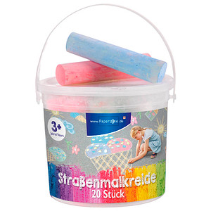 Image Paperzone Straßenmalkreide farbsortiert 20 St.