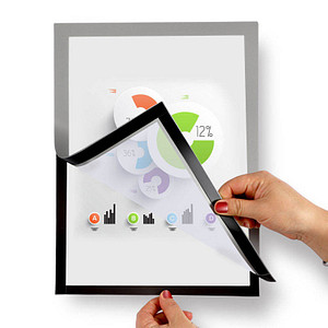 Image LMG Magnetrahmen selbstklebend silber A4