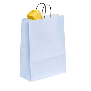 Image 50 VP Tragetaschen Toptwist hellblau 32,0 x 42,0 cm