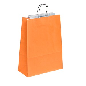 Image 50 VP Tragetaschen Toptwist orange 32,0 x 42,0 cm