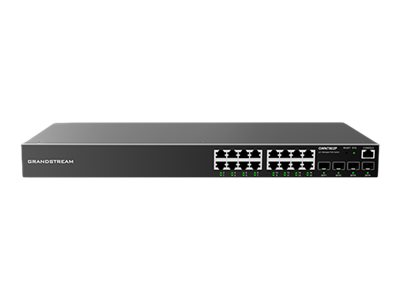 Image GRANDSTREAM GWN7802P - Switch - enterprise, managed - L2+ - 16 x 10/100/1000 (P