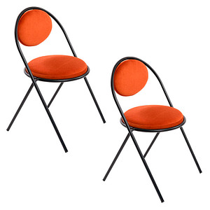 Image 2 PAPERFLOW Besucherstühle SATURNE CHSATX2DV.01.27 rost Stoff