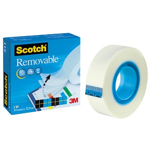 Image Scotch Removable Klebefilm matt 19,0 mm x 33,0 m 1 Rolle
