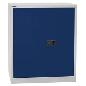 Image BISLEY Stahlschrank Universal E402A01505 lichtgrau, oxofordblau 91,4 x 40,0 x 100,0 cm