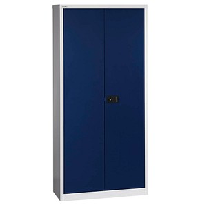 Image BISLEY Stahlschrank Universal E782A04505 lichtgrau, oxofordblau 91,4 x 40,0 x 195,0 cm