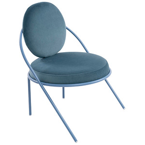 Image PAPERFLOW Sessel SATURNE blau Stoff