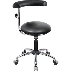 Image mey chair Arbeitshocker A20-53-TR-Comfort-KL 09700 schwarz Kunstleder