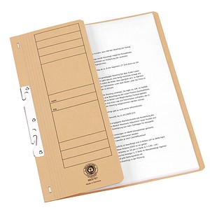 Image 20 Einhakhefter Karton chamois DIN A4