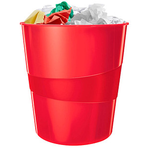 Image LEITZ WOW Duo Colour Papierkorb 15,0 l rot