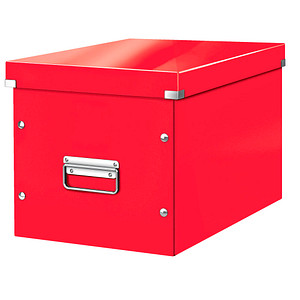 Image LEITZ Click & Store Aufbewahrungsbox 30,0 l rot 32,0 x 36,0 x 31,0 cm