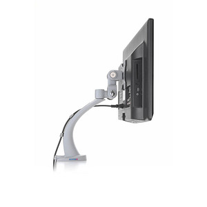 Image EXPONENT Monitor-Halterung Deluxe 50805 50834 silber für 1 Monitor, Tischklemme
