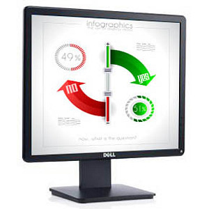 Image DELL E1715S Monitor 43,2 cm (17,0 Zoll) schwarz