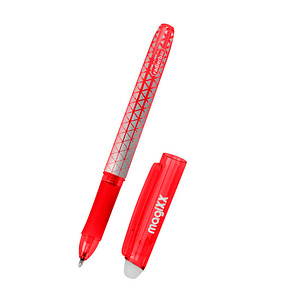 Image ONLINE® magiXX Classic Gelschreiber rot/silber 0,7 mm, Schreibfarbe: rot, 1 St.