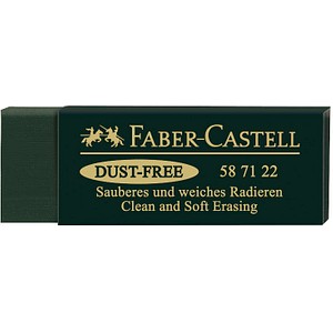 Image FABER-CASTELL Radiergummi DUST FREE grün