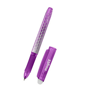Image ONLINE® magiXX Classic Gelschreiber lila/silber 0,7 mm, Schreibfarbe: lila, 1 St.