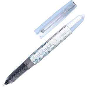 Image ONLINE® MagiXX Tintenroller weiß/silber 0,7 mm, Schreibfarbe: blau, 1 St.