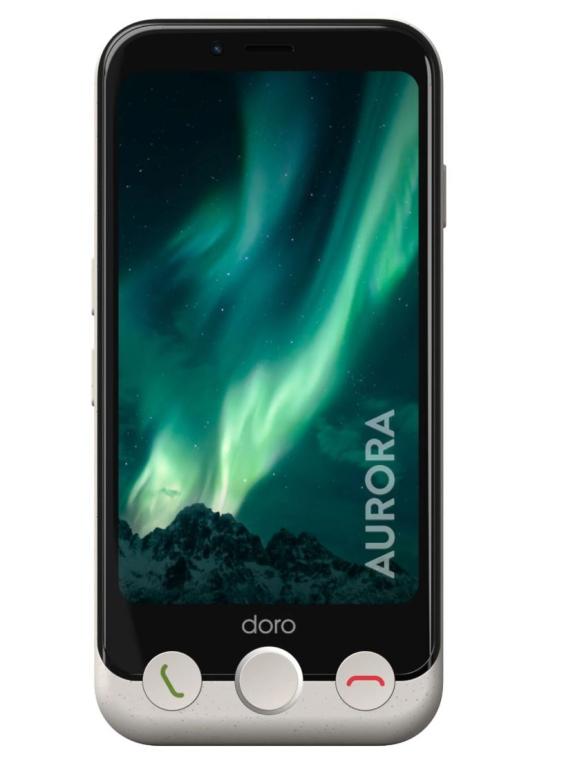 Image DORO Aurora A10 Smartphone 4GB/64GB Dual-SIM Doro Easy Interface Weiß