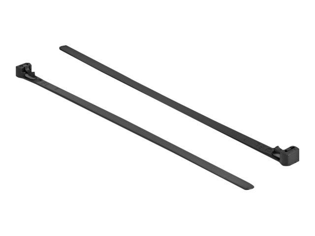 Image DELOCK Kabelbinder wiederverwendbar hitzebeständig L 200 x B 7,5 mm 100 Stück s