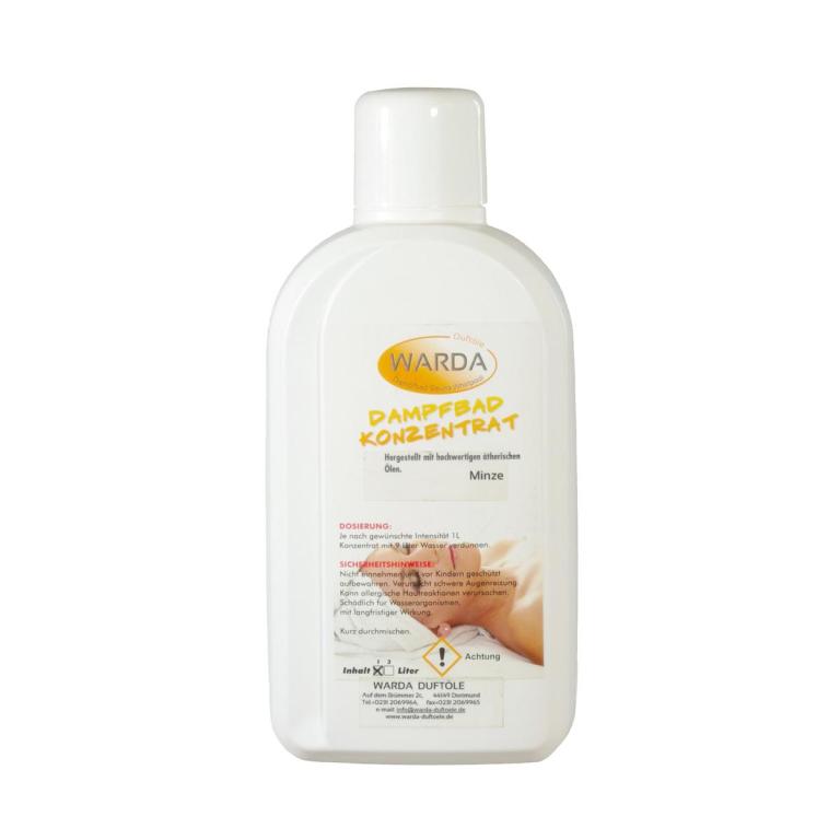 Image Warda Dampfbadkonzentrat 1 Liter | Minze 