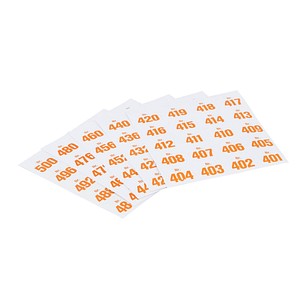 Image 99 WOLF & APPENZELLER Klebenummern Zahlen 20,0 x 24,0 mm