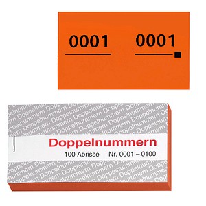 Image 5 WOLF & APPENZELLER Doppelnummernblöcke 0001-0100, 0101-0200, 0201-0300, 0301-0400, 0401-0500