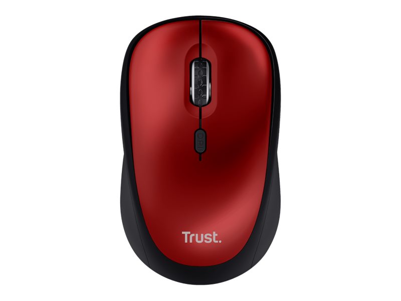 Image TRUST YVI+ WIRELESS MOUSE RED
