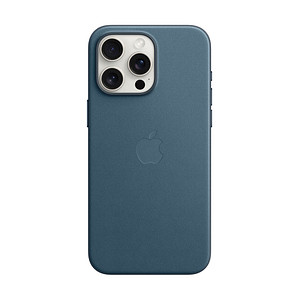 Image Apple Feingewebe Case mit MagSafe Handy-Cover für Apple iPhone 15 Pro Max pazifikblau